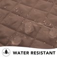 thumbnail image 4 of Housse de Sofa Matelassée Réversible 4 Places, Protecteur de Meuble Résistant à l'Eau, Housse de Canapé Lavable avec Mousse Antidérapante et Sangles Élastiques pour Enfants, Chiens, Animaux (XX Grand, Brun/beige), 4 of 7