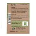 thumbnail image 3 of Leaf Lettuce Garden Seeds - Lollo Rosso - 2 Gram Packet, Non-GMO Vegetable Leafy Green Gardening Seeds, 3 of 3