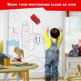 thumbnail image 4 of kjfeif Magnetic Chalkboard Erasers 4 Pieces Microfiber Dustless Chalk Eraser Reusable Whiteboard Blackboard Eraser for Chalk, Markers, Office, Home and Classroom, 4 of 6