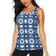thumbnail image 1 of Fotbe Vintage Blue Blusas Sin Mangas para Mujer – Estilo Casual, Corte Suelto, Slim-Fit, Cuello Redondo Deportivo, Tops de Verano para Gimnasio y Yoga-XX-Large, 1 of 7