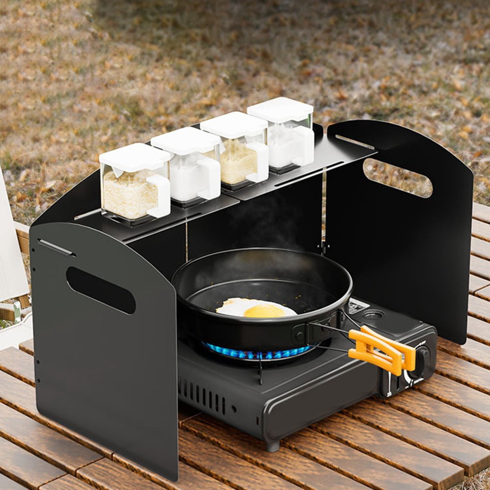 yaaqii Portable Foldable Camping Wind Shield: Essential Gas Stove Protection for