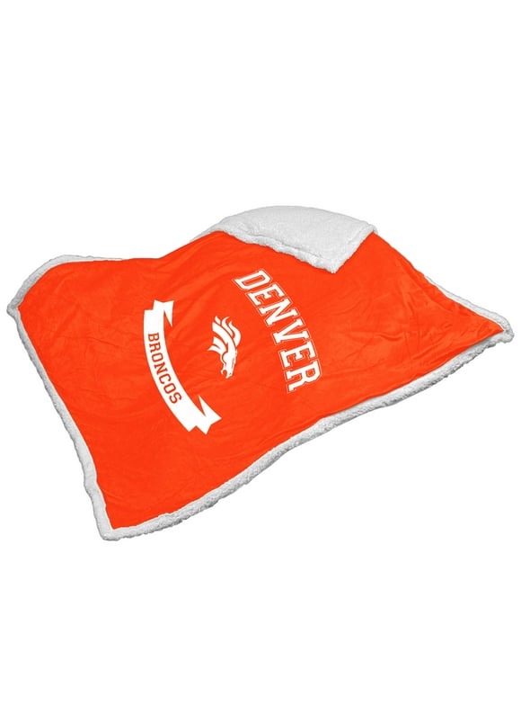 Denver Broncos 50" x 60" Sherpa Blanket