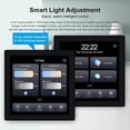 thumbnail image 2 of Tuya T3E Pro Smart Control Panel Switch Touch Screen Panel Switch Zigbee Intelligent Home Wall Push Light Switch Black, 2 of 7