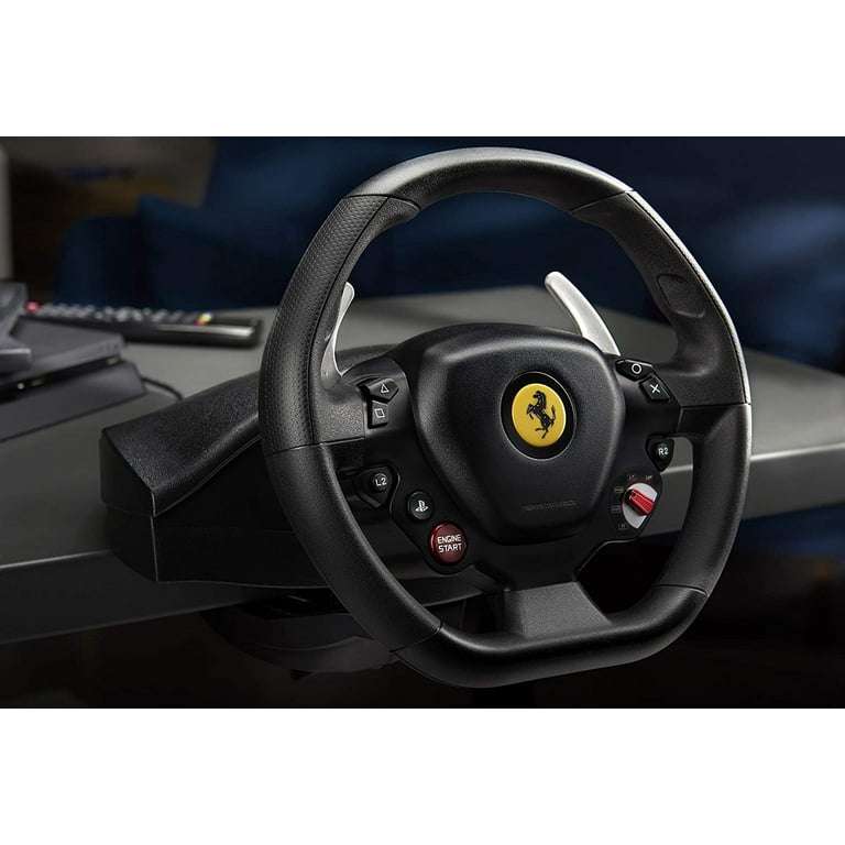 Thrustmaster - T80 Ferrari 488 GTB Edition Racing Wheel for PlayStation 5,  4 and Windows - Black With Cleaning Electric kit Bolt Axtion Bundle Used 