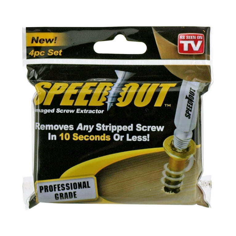 Speed Out Damaged Screw Extractor Titanium Drill Bits 4 Pcs Walmart