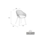 thumbnail image 3 of SET COMEDOR ORLANDO CANNES negro 150 CM Midtown Concept SET ORLANDO, 3 of 6