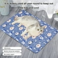 thumbnail image 6 of Pet Cooling Mat, Reusable Water Absorbent Washable Dog Cat Pee Pad, Non-Slip Quilted Sleeping Cushion for Small Medium Dogs Cats Kittens Puppies, Indoor Crate Sofa Floor Training Pet Blanket, 6 of 6