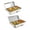 2*1/2 serving tray, variant on Electric Heat Preservation Meal Cart Set, 9QT Stainless Steel Buffet Heat Preservation Equipment, Equipped with Meal Plates, Suitable for Catering, Weddings, Parties, Banquets and Events