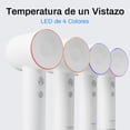 thumbnail image 3 of Laifen SE Secador De Pelo Iónico,4 Temperatura Ajustable/2 Velocidades,3 Boquillas Magnética,control Termo Inteligente-blanco, 3 of 9