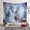 thumbnail image 1 of Tapiz navideño con forma de alce para pared, 150 x 130 cm, microtela, fibra, 1 of 1