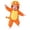 c38-Orange, variant on KPOPLK Dino Infant Romper Hooded Outfit Unisex Halloween Bodysuit Long Sleeve Zipper Jumpsuit Bodysuit for 3 6 9 Months(Green,1-3 Months)