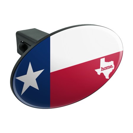 Texas Hitch (Texas TX Home State Flag Officially Licensed Oval Tow Hitch Cover Trailer Plug Insert 1 1/4 inch)