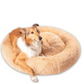 thumbnail image 1 of Camita Bienestar Cama Redonda Antiestrés para Perros Doble Vista Memory Foam Grande 100cm - Beige, 1 of 2