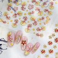 thumbnail image 2 of Pegatinas BMKKOT para decoración de uñas, diseño de peces dorados con purpurina en relieve en 5D, 2 of 7