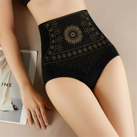 

Women s Support The Back Knickers Abdomen Seamless High Waist Panties Hip Lift Briefs Body Shaping Pants Postpartum Panties BLACK XXL