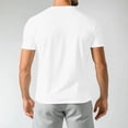 thumbnail image 5 of Hogleaql Usa Flag Tee Shirt for Men 4th Of July Crew Neck American Flag Short Sleeve Tops Patriotic Fashion Independence Day Themed Loose Pullover White M, 5 of 6