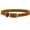 Tan, variant on Genuine Leather Dog Collar 8"-9.5" Neck for Smallest Breeds and Young Puppies Black