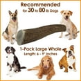 thumbnail image 5 of Deluxe Naturals 1-Pack Large Whole Elk Antler Dog Chew, Natural Long-Lasting Chew Treat for Medium and Large Dogs, 5 of 10