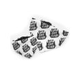 thumbnail image 3 of Best Cat Ever Typography Pattern Bandana - , White, Large, 3 of 4