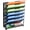 Black, variant on Wall file sorting rack, vertical hanging file storage rack, suitable for desktop file racks in offices and homes