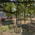 thumbnail image 3 of 1 Pcs Ball Bird Feeders, Bird Suet Ball Feeders, Metal Hanging Bird Feeders with Hooks, Fat Ball Bird Feeders for Wild Birds Outdoor Garden, Bird Feeder for Outdoors Hunging, Garden Decoration, 3 of 8
