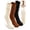 Beige, variant on APEXFWDT 3 Packs Grip Yoga Socks for Women Scrunch Pilates Socks Non Slip Workout Socks for Barre Dance Indoor