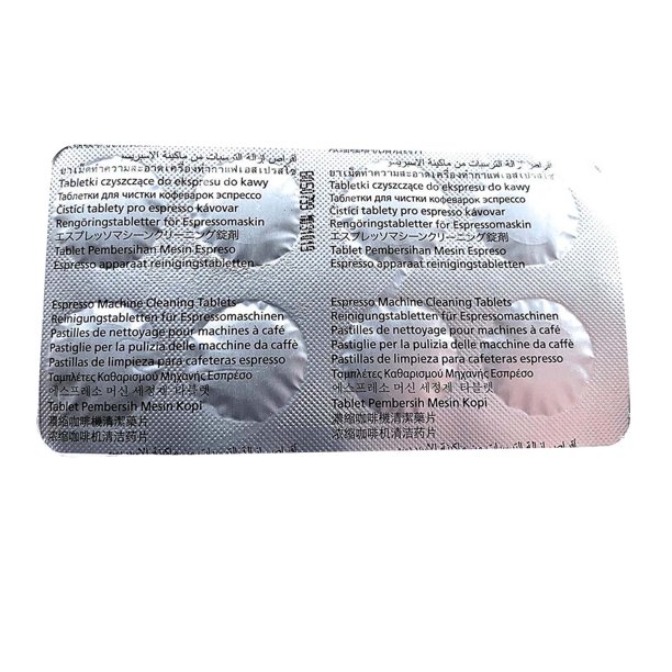 Pastillas descalcificadoras vankin (paquete de 8) para cafeteras. Eliminan manchas de agua dura, calcio, cal, suciedad y aceite para optimizar la calidad del café y la durabilidad de la máquina.