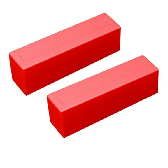 2Pcs Coin Slab Storage Box Compatible with 20 Slab Coin Holders, Plastic Coin Box Coin for Collectors Coin Storage Red