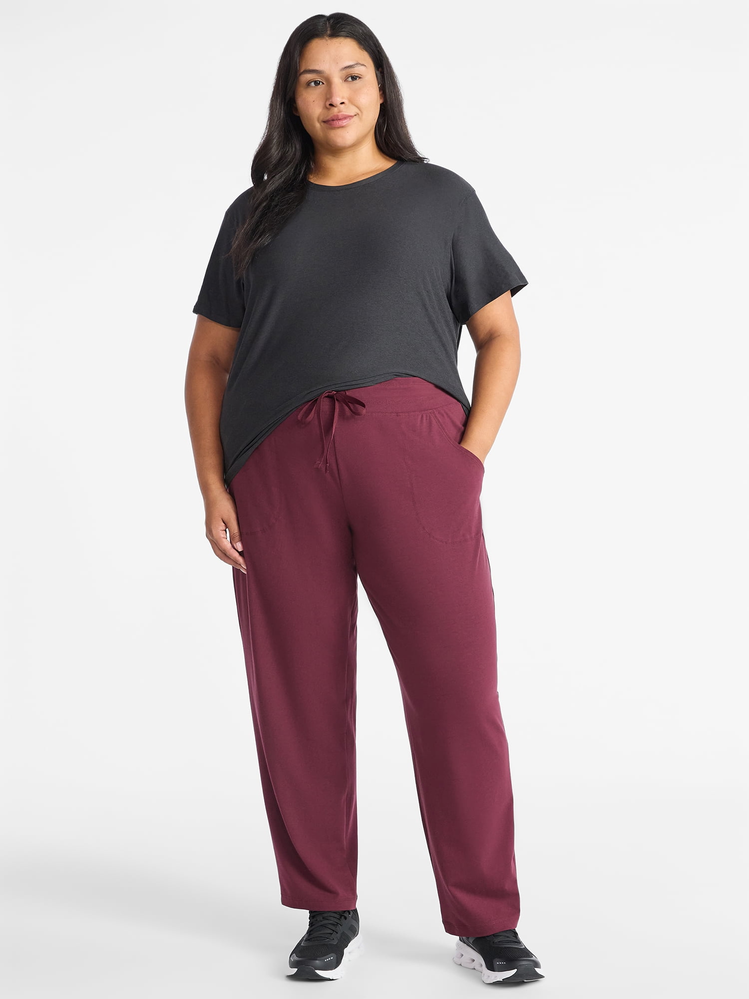 Athletic Works Women's and Women's Plus Knit Pants, Sizes XS-4X