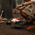 thumbnail image 3 of Ndcxsfigh Soporte para Hoguera  Hoguera Portátil para Acampar  Plegable para Acampar  Picnic (estufa Y Red), 3 of 9