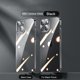 thumbnail image 1 of Funda transparente con revestimiento cuadrado 3CG, cubierta protectora de silicona suave para lente de iPhone 14, 13, 12, 11 Pro Max Plus, X, XR, XS, SE 2022, 7, 8, 1 of 4
