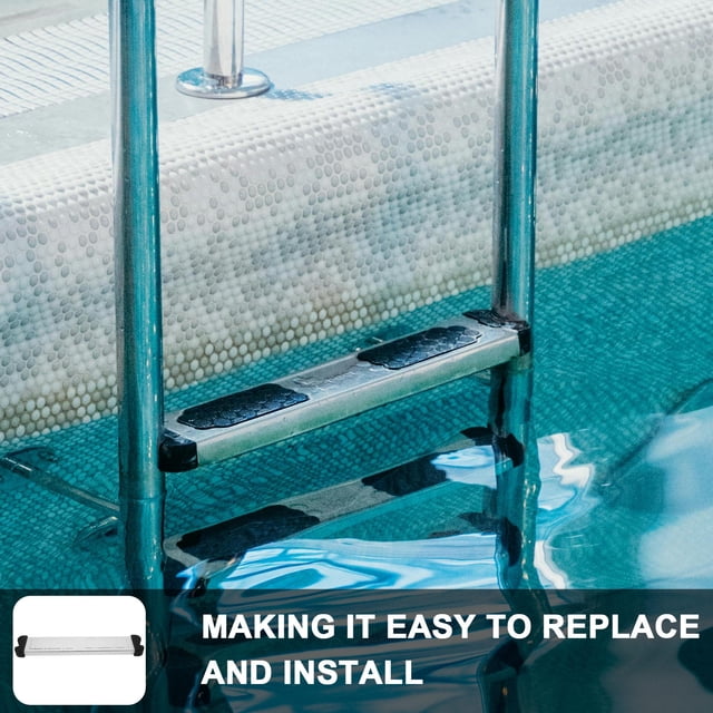 unbranded Escalón Metálico Para De Piscina Compatible Con Múltiples Color Antideslizante