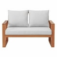 thumbnail image 3 of Alaterre Furniture Grafton Eucalyptus Wood 4-Piece Set with 2 Chairs, Bench and Cocktail Table, Natural, 3 of 10