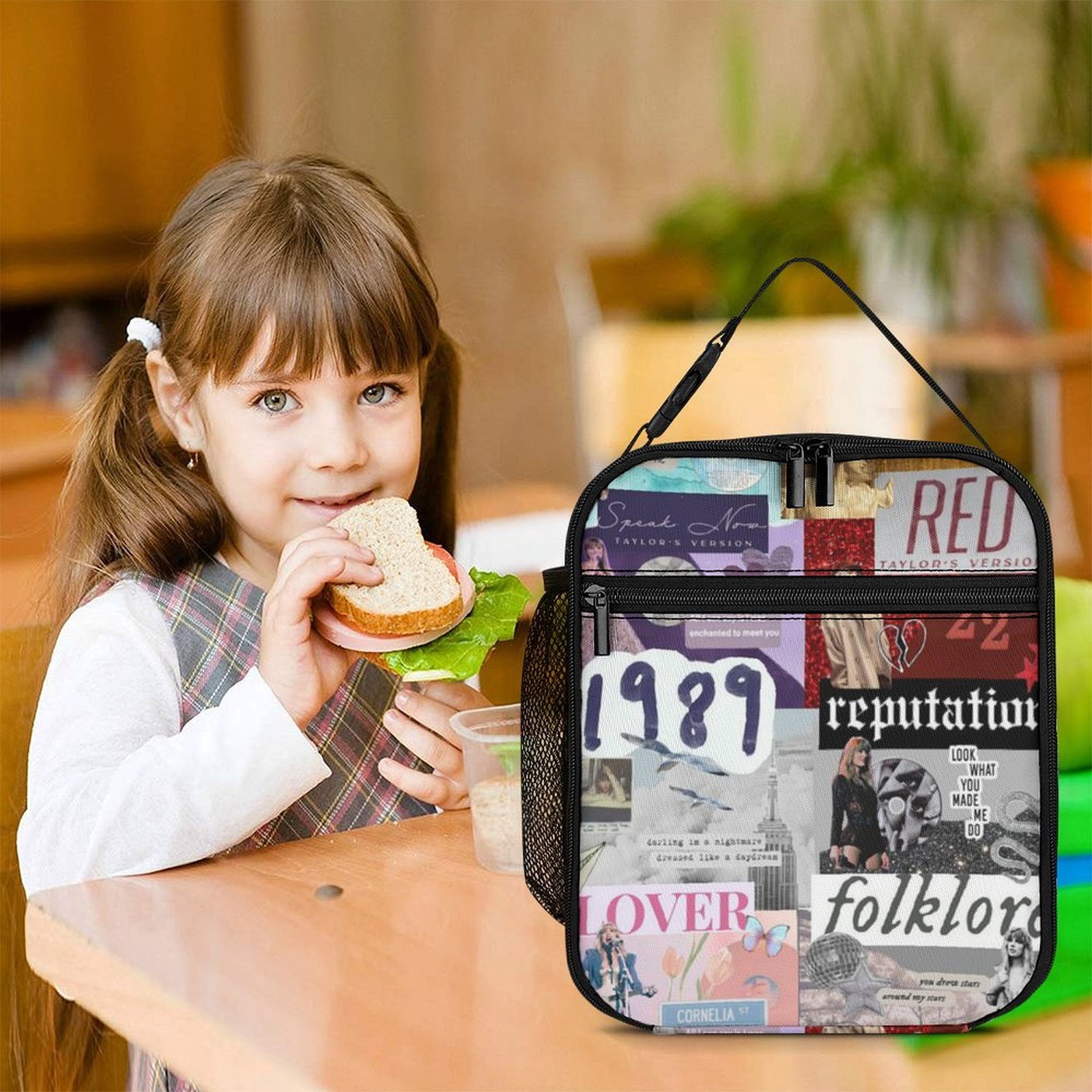 Taylor Swift 1989 Portable Lunch Bag Tote Bento Bag School Office