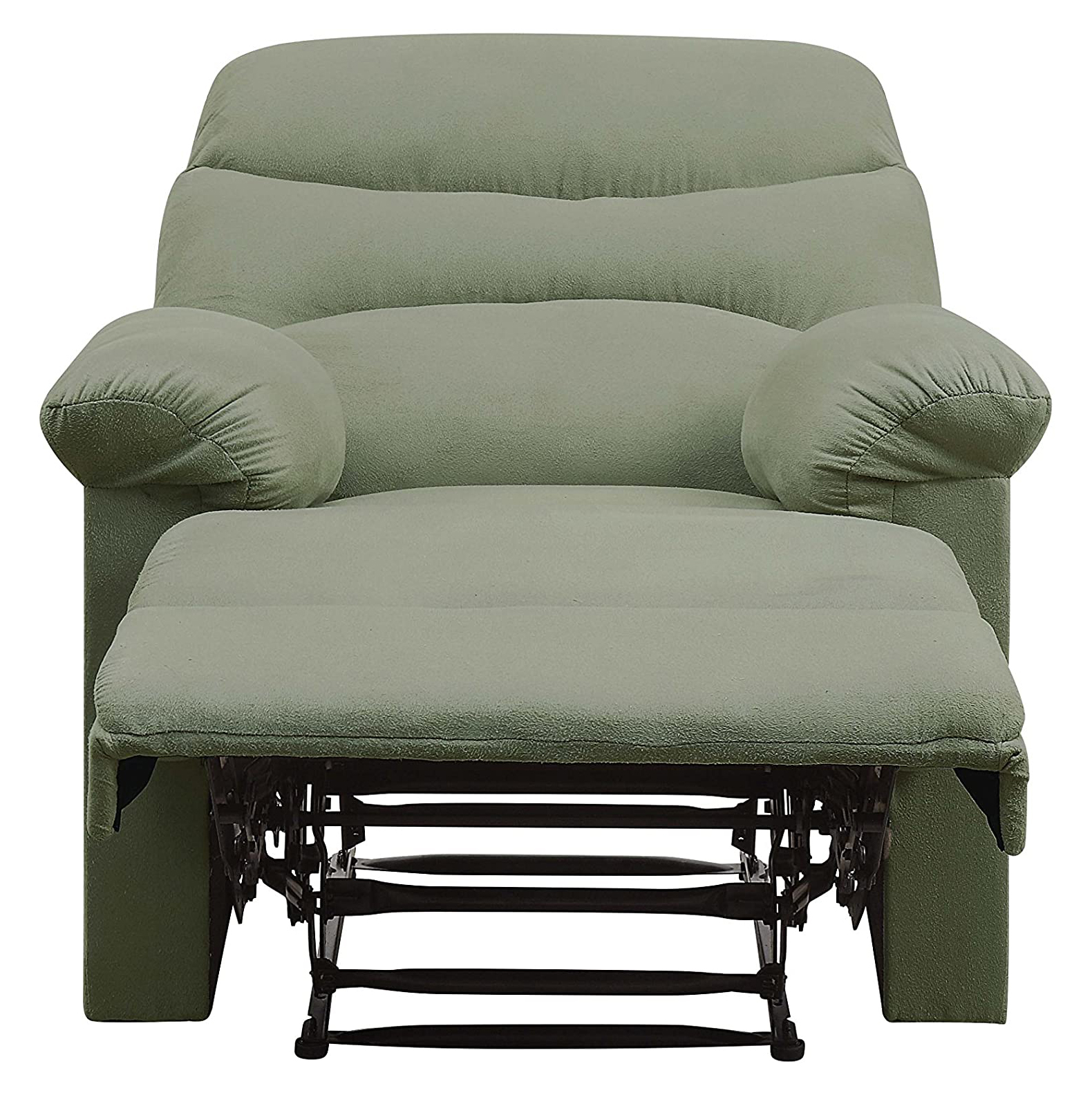 ACME Arcadia Smooth Microfiber Recliner Chair with External Handle, Sage Green - image 4 of 6
