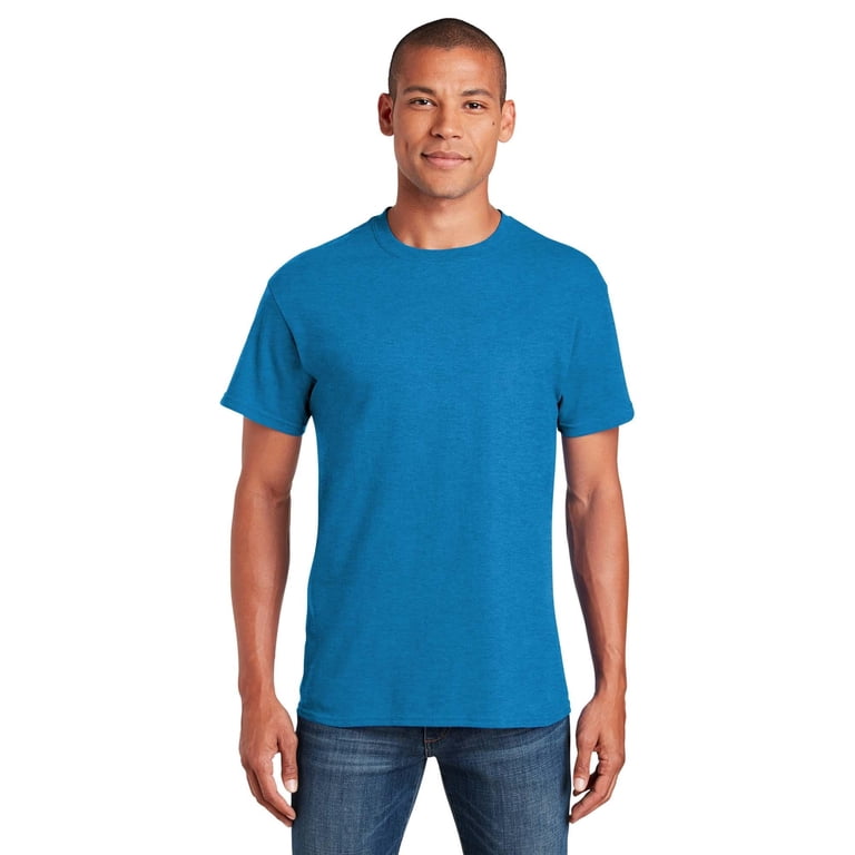 Gildan Crew Neck T-Shirt, 100% Cotton, Multi-Color, Short Sleeve