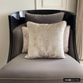 thumbnail image 4 of The HomeCentric Decorative Throw Pillow covers Silver & Gold 26"x26" (65x65 cm) Velvet Textured, Sequins, Hand Embroidery Pillowcases For Sofa Chouch, Hotels, living, Bed Room, Abstract - Aurum Shine, 4 of 11