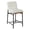 White, variant on Pemberley Row Boucle Fabric White Counter Height Chair Rectangular Fully Assembled 26.38"