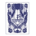 thumbnail image 1 of Arm Koi Fish Tattoo Stickers Japanese Old Traditional Cherry Blossom Unreflective Fake, 1 of 3
