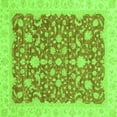 thumbnail image 1 of Ahgly Company Indoor Square Oriental Green Traditional Area Rugs, 8' Square, 1 of 4