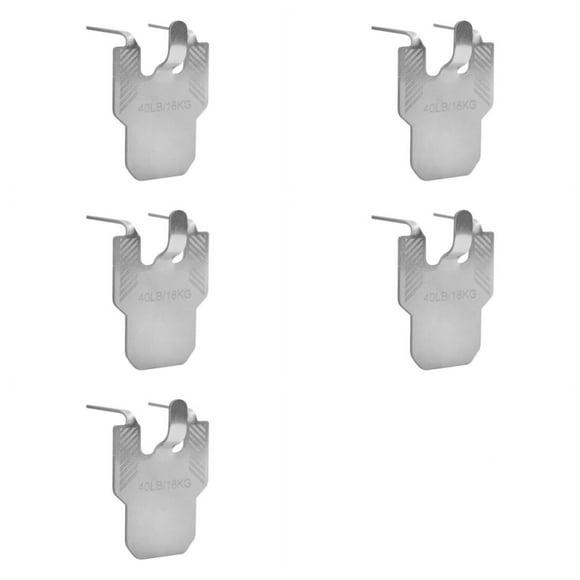 Ganchos de pared Ganchos metálicos resistentes para colgar llaves y abrigos en el salón y el dormitorio Ganchos duraderos, resistentes al óxido y robustos