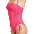 thumbnail image 3 of California Waves Womens Ribbed One Piece Swimsuit;Small, 3 of 4