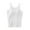 White, variant on Timegard Womens Tank Tops with Built in Bras Crewneck Sleeveless Comfy Solid Color Casual Basic Tee
