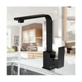 thumbnail image 3 of Matte Black Kitchen Faucet, 360 Degree Rotation For Efficient Cleaning, Sturdy And Durable Construction With Ceramic Valve Core, Easy Installation In Any Home Kitchen, 3 of 5
