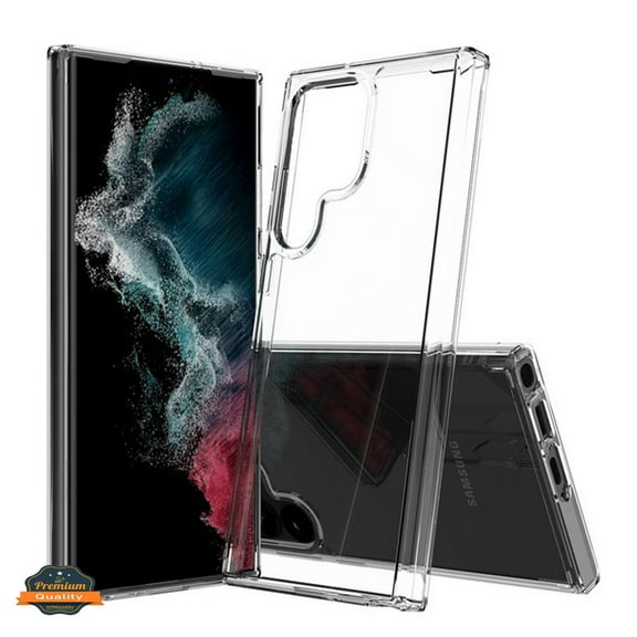 For Samsung Galaxy S25 Ultra Crystal HD Clear Back Hybrid Case TPU Bumper Frame Slim Shockproof Hard Defender Screen Cover by Xpression  - Clear
