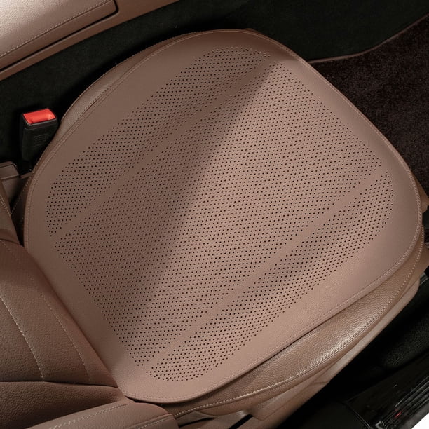Cojín de asiento de coche transpirable, paquete de media funda de asiento, cojín de asiento, cojín de asiento de fibra