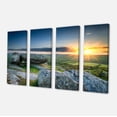thumbnail image 2 of Coucher de Soleil à Helman Tor dans Cornwall - Art Moderne sur Toile du Bord de Mer, 2 of 3
