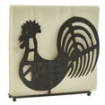 thumbnail image 3 of Park Designs Folk Rooster Shaped Luncheon Napkin Holder Distressed Iron, 3 of 3
