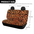 thumbnail image 4 of Psesaysky Leopard Design Protective Against Dirt & Pet Fur Rear Bench Car Seat Covers for Car Interior Auto, Easy to Install Back Seat Covers Non-Slip Rear Bench Seat Cover, 4 of 7