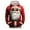 Red, variant on Hpapadks Hoodies Men Christmas Cartoon 3D Santa Print Hoodies Pullover with Front Pocket Holiday Party Drawstring Hooded Men's Sweatshirts